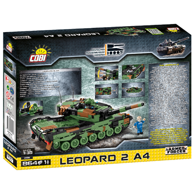 Конструктор COBI Танк Леопард 2, 864 деталі