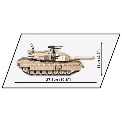 Конструктор COBI Танк M1A2 Абрамс, 975 деталей