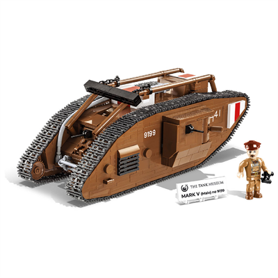 Конструктор COBI Перша Світова Війна Танк Марк V самець, 837 деталей