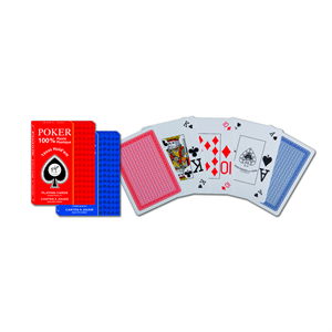 Карти гральні PIATNIK Пластикові Texas Hold'em, 1 колода х 55 карт