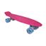 Скейтборд AWAII SK8 Vintage 22.5`, колеса з підсвіткою, рожевий, до 100кг