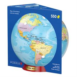 Пазл Eurographics Мапа світу, подарункова коробка 550 елементів