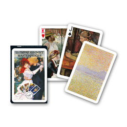 Карти гральні PIATNIK Шедеври імпресіоністів, 1 колода х 55 карт