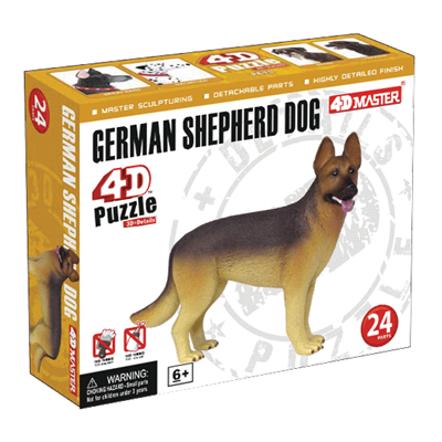 Об`ємний пазл 4D Master  Собака німецька вівчарка