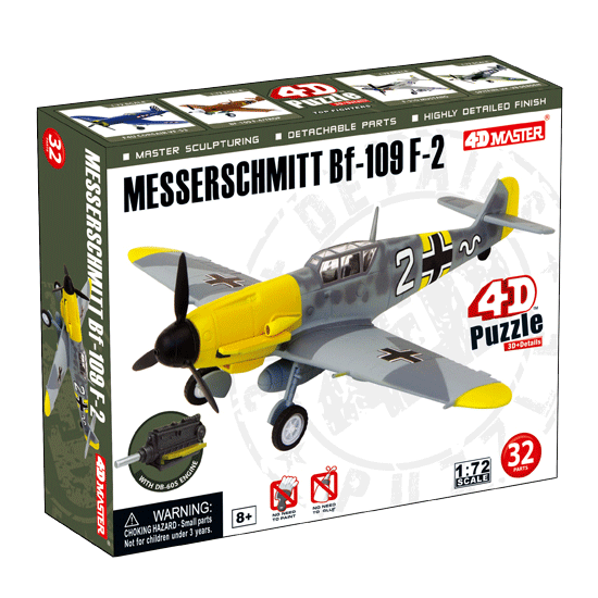 Об`ємний пазл 4D Master  Літак BF-109 Messeschmitt F-2