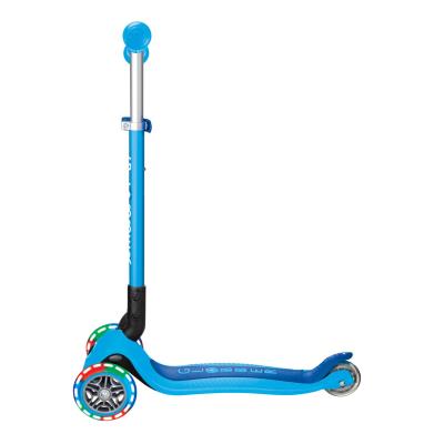 Самокат GLOBBER серії PRIMO FOLDABLE LIGHTS, блакитний, колеса з підсвіткою, 50кг, 3+