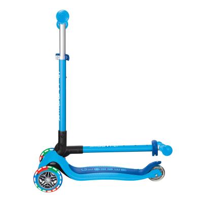 Самокат GLOBBER серії PRIMO FOLDABLE LIGHTS, блакитний, колеса з підсвіткою, 50кг, 3+