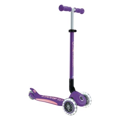 Самокат GLOBBER серії ELITE LIGHTS, фіолетово-рожевий, колеса з підсвіткою, 50кг, 3+