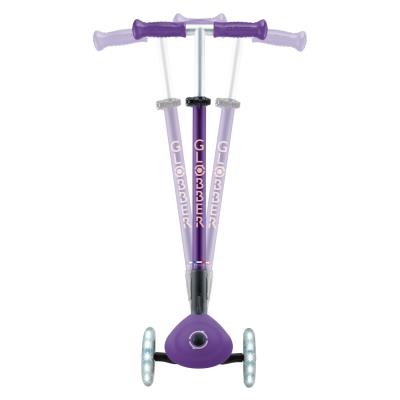 Самокат GLOBBER серії ELITE LIGHTS, фіолетово-рожевий, колеса з підсвіткою, 50кг, 3+