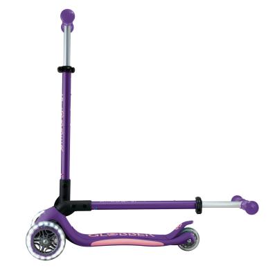 Самокат GLOBBER серії ELITE LIGHTS, фіолетово-рожевий, колеса з підсвіткою, 50кг, 3+