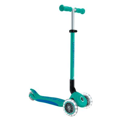 Самокат GLOBBER серії ELITE LIGHTS, смарагдово-зелений, колеса з підсвіткою, 50кг, 3+
