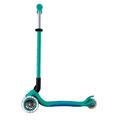Самокат GLOBBER серії ELITE LIGHTS, смарагдово-зелений, колеса з підсвіткою, 50кг, 3+
