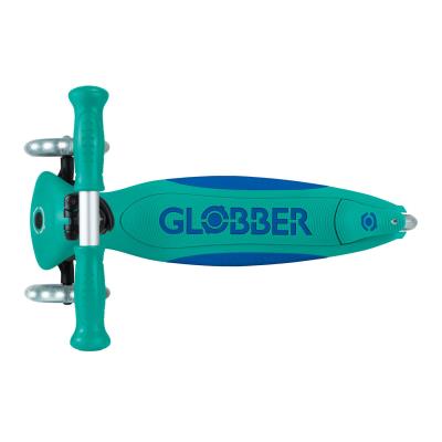 Самокат GLOBBER серії ELITE LIGHTS, смарагдово-зелений, колеса з підсвіткою, 50кг, 3+