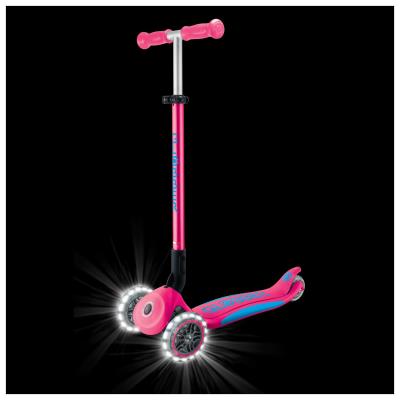 Самокат GLOBBER серії ELITE LIGHTS, фуксія, колеса з підсвіткою, 50кг, 3+