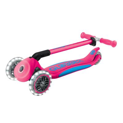 Самокат GLOBBER серії ELITE LIGHTS, фуксія, колеса з підсвіткою, 50кг, 3+