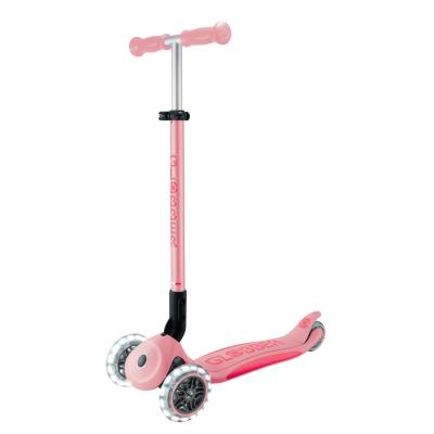 Самокат GLOBBER серії ELITE LIGHTS, пастельно-рожевий, колеса з підсвіткою, 50кг, 3+
