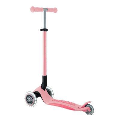 Самокат GLOBBER серії ELITE LIGHTS, пастельно-рожевий, колеса з підсвіткою, 50кг, 3+