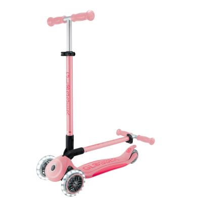 Самокат GLOBBER серії ELITE LIGHTS, пастельно-рожевий, колеса з підсвіткою, 50кг, 3+