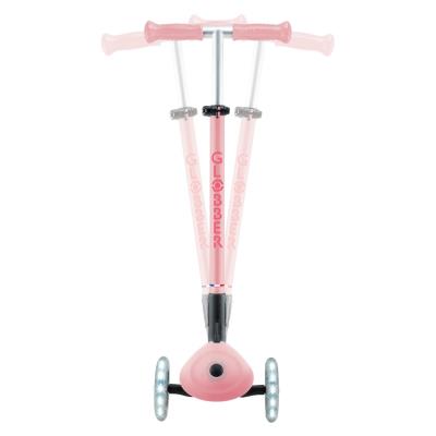 Самокат GLOBBER серії ELITE LIGHTS, пастельно-рожевий, колеса з підсвіткою, 50кг, 3+