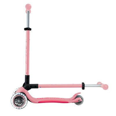 Самокат GLOBBER серії ELITE LIGHTS, пастельно-рожевий, колеса з підсвіткою, 50кг, 3+