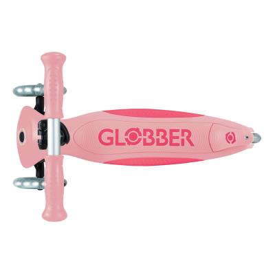 Самокат GLOBBER серії ELITE LIGHTS, пастельно-рожевий, колеса з підсвіткою, 50кг, 3+