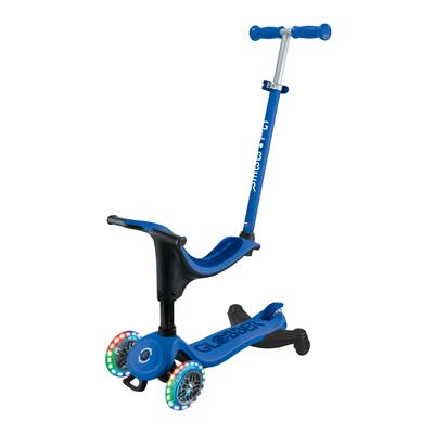 Самокат GLOBBER серії GO UP SPORTY 360 синій, до 20/50кг 1+, колеса з підсвіткою