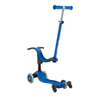 Самокат GLOBBER серії GO UP SPORTY 360 синій, до 20/50кг 1+, колеса з підсвіткою
