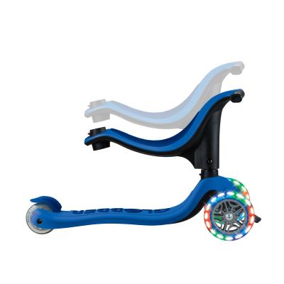 Самокат GLOBBER серії GO UP SPORTY 360 синій, до 20/50кг 1+, колеса з підсвіткою