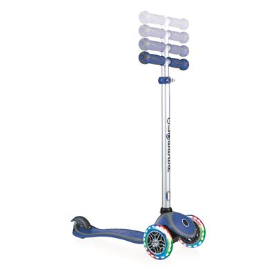 Самокат GLOBBER серії EVO COMFORT LIGHTS 5 в 1 синій, колеса що світяться, до 20/50кг, 1+