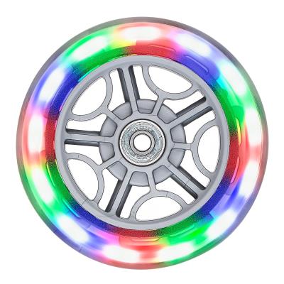 Набір коліс до самокатів GLOBBER серії GOUP/PRIMO/ELITE/MASTER ø121мм  світиться 3 кольори