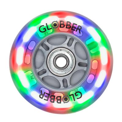 Запчастина до самокатів GLOBBER серій PRIMO/GOUP/JUNIOR Колесо задне 80мм, що світиться