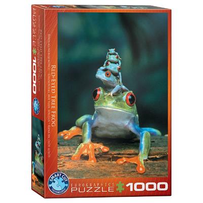 Пазл Eurographics Червоноока деревна жаба, 1000 елементів