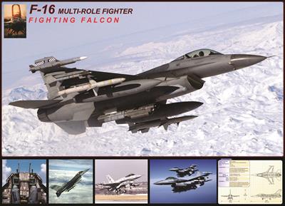Пазл Eurographics F-16 у польоті, 1000 елементів