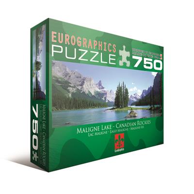 Пазл Eurographics Канадські Скелясті гори, озеро Малайн, 750 елементів