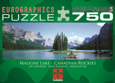 Пазл Eurographics Канадські Скелясті гори, озеро Малайн, 750 елементів