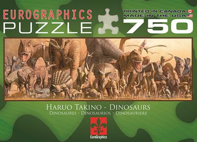 Пазл Eurographics Динозаври, 750 елементів