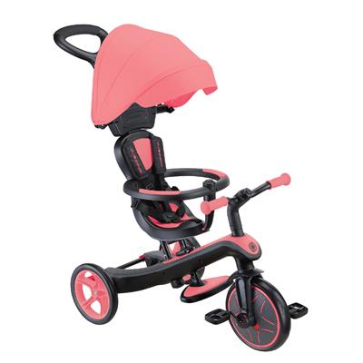 Велосипед дитячий GLOBBER серії EXPLORER TRIKE 4в1, рожевий, до 20кг, 3 колеса