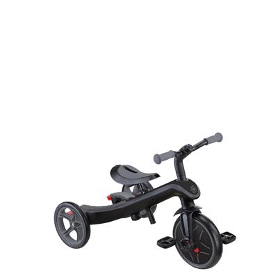 Велосипед дитячий GLOBBER серії EXPLORER TRIKE 4в1 DELUXE PLAY, чорно-сірий, до 20кг, 3 кол