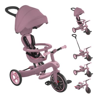 Велосипед дитячий GLOBBER серії EXPLORER TRIKE 4в1, пастельно-бузковий, до 20кг, 3 колеса