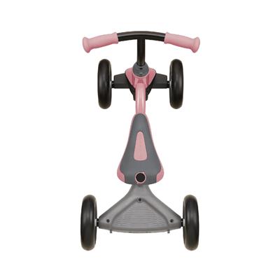 Біговел дитячий GLOBBER серії LEARNING BIKE 3в1 DELUXE, пастельно-рожевий, до 20кг, 4 колеса