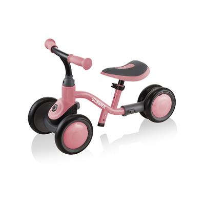 Біговел дитячий GLOBBER серії LEARNING BIKE 3в1 DELUXE, пастельно-рожевий, до 20кг, 4 колеса