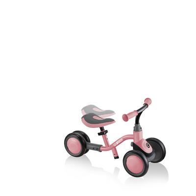 Біговел дитячий GLOBBER серії LEARNING BIKE 3в1 DELUXE, пастельно-рожевий, до 20кг, 4 колеса