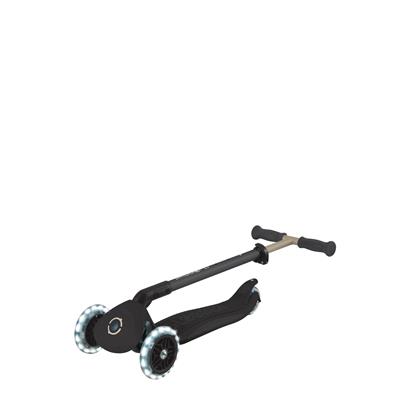 Самокат GLOBBER серії GO UP DELUXE LIGHTS 5в1 чорний, колеса з підсвіткою 20/50кг