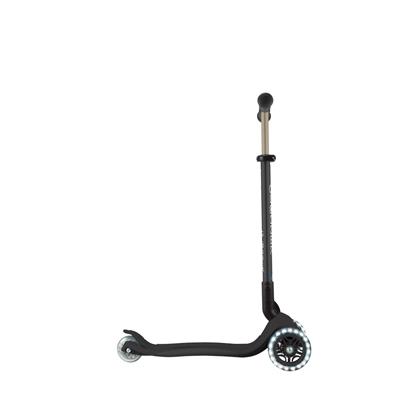 Самокат GLOBBER серії GO UP DELUXE LIGHTS 5в1 чорний, колеса з підсвіткою 20/50кг