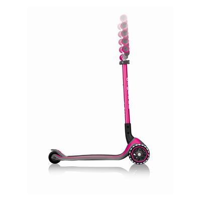 Самокат GLOBBER серії MASTER LIGHTS рожевий, колеса з підсвіткою, 50кг, 4+