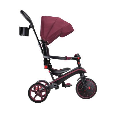 Велосипед дитячий GLOBBER серії EXPLORER TRIKE FOLDABLE 4в1, бордовий, до 20кг, 3 колеса