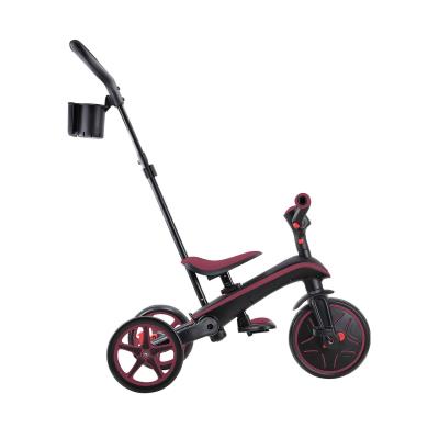 Велосипед дитячий GLOBBER серії EXPLORER TRIKE FOLDABLE 4в1, бордовий, до 20кг, 3 колеса
