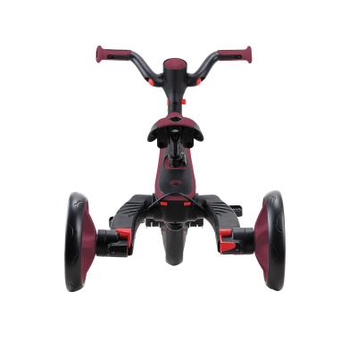 Велосипед дитячий GLOBBER серії EXPLORER TRIKE FOLDABLE 4в1, бордовий, до 20кг, 3 колеса