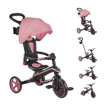 Велосипед дитячий GLOBBER серії EXPLORER TRIKE FOLDABLE 4в1, рожевий, до 20кг, 3 колеса