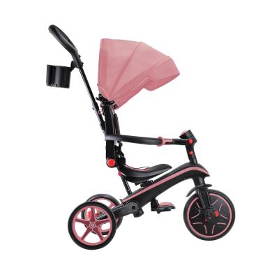Велосипед дитячий GLOBBER серії EXPLORER TRIKE FOLDABLE 4в1, рожевий, до 20кг, 3 колеса
